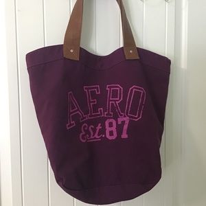 ⭐️SALE⭐️Aeropostale Tote-Plum/Pink Combination